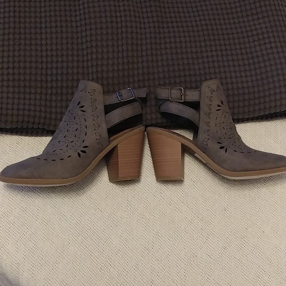 Grey booties